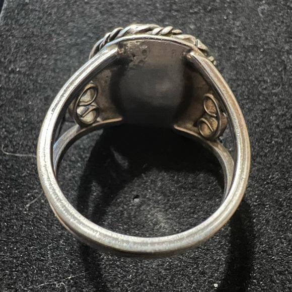 925 STERLING SILVER Turquoise Ring SIZE 7 - Picture 6 of 8